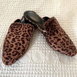 A New Day leopard print slides mules 11